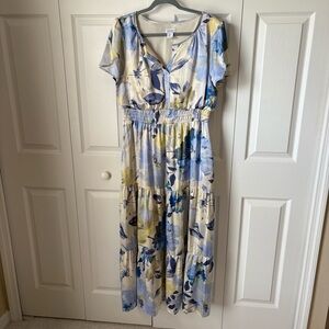 Nicole Miller - Floral Abstract Dress XL